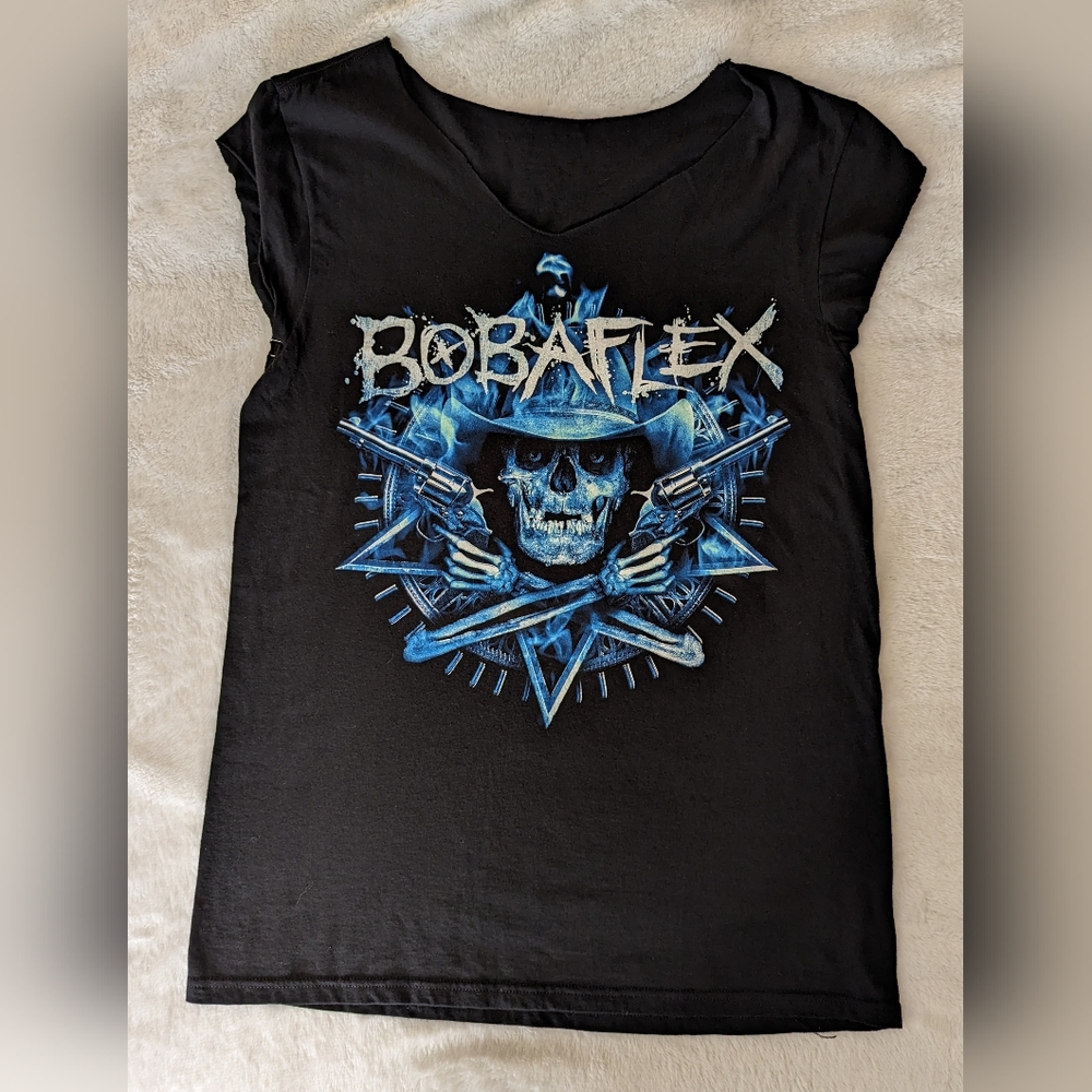 Bobaflex Bury Me With My Guns T Shirt No Tag Cut Off Tee Size L Personalized Tee